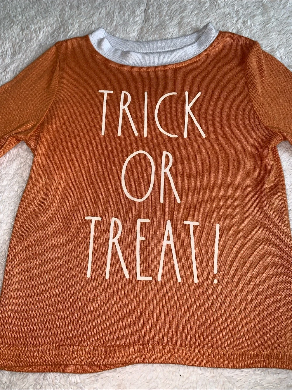 Rae Dunn Halloween Pajama Loungewear Top 4T